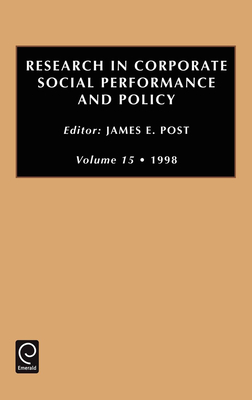 Research in Corporate Social Performance and Policy - Post, James E (Editor)