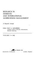 Research in Domestic & International Agribusiness Management