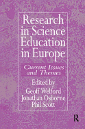 Research in science education in Europe