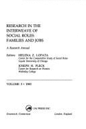 Research in the Interweave of Social Roles: Jobs and Families