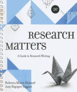 Research Matters: A Guide to Research Writing