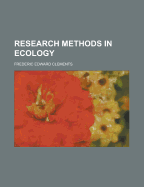 Research methods in ecology
