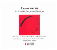 Resonanzen - Aurle Nicolet; Derrik Olsen (baritone); Derrik Olsen (speech/speaker/speaking part); Heinrich Schiff; Heinz Holliger;...