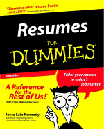 Resumes for Dummies . - Kennedy, Joyce Lain