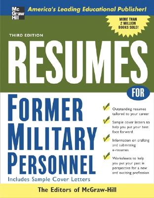 Resumes for Former Military Personnel - McGraw-Hill (Creator)