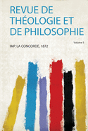Revue De Th?ologie Et De Philosophie