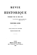 Revue Historique - Tome 89