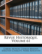 Revue Historique, Volume 61