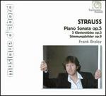 Richard Strauss: Piano Sonata; Klavierstcke; Stimmungsbilder - Frank Braley (piano)