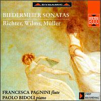 Richter, Wilms and Mller: Biedermeir Sonatas - Francesca Pagnini (flute); Paolo Bidoli (piano)