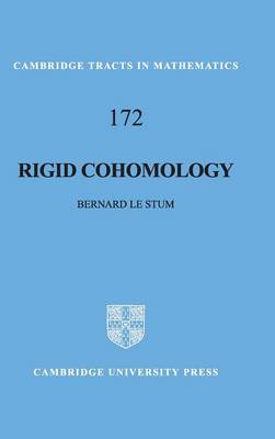 Rigid Cohomology - Le Stum, Bernard