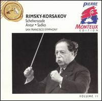 Rimsky-Korsakov: Scheherazade; Antar; Sadko - Naoum Blinder (violin); San Francisco Symphony; Pierre Monteux (conductor)