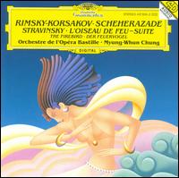 Rimsky-Korsakov: Scheherazade; Stravinsky: The Firebird Suite - Frdric Laroque (violin); Bastille Opera Orchestra; Myung-Whun Chung (conductor)