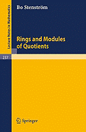 Rings and Modules of Quotients