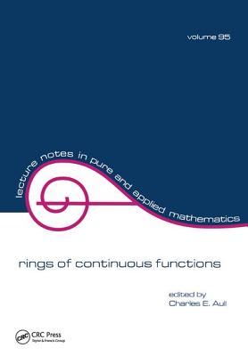 Rings of Continuous Function - Aull, Charles E.
