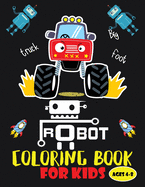 Robot coloring book For Kids Ages 4-8: Robot Coloring Book: Great Coloring Pages For Kids Ages 4-8 - 8.5x11 inches