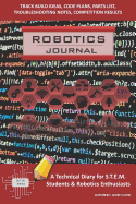 Robotics Journal - A Technical Diary for Stem Students & Robotics Enthusiasts: Build Ideas, Code Plans, Parts List, Troubleshooting Notes, Competition Results, Meeting Minutes, Burgandy Honeycomb