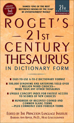 Roget's 21st Century Thesaurus - Kipfer, Barbara Ann, PhD