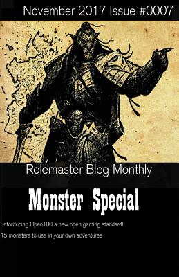Rolemaster Blog Monthly: Monster Special - Rudin-Burgess, Peter