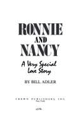 Ronnie and Nancy: Very Special Lo - Adler, Bill, Jr.