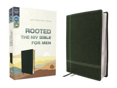 Rooted: The NIV Bible for Men, Leathersoft, Green, Thumb Indexed, Comfort Print - Livingstone Corporation (Editor), and Zondervan
