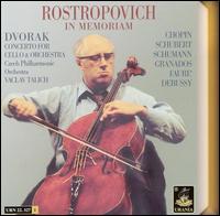 Rostropovich in Memoriam - Aleksander Dedjuchin (piano); Mstislav Rostropovich (cello); Nikolai Walter (piano); Vladimir Yampolsky (piano);...