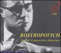 Rostropovich: The 1967 Carnegie Hall Marathon - Glynne Adams (viola); Itzhak Perlman (violin); Mstislav Rostropovich (cello)