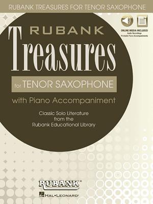 Rubank Treasures for Tenor Saxophone: Book with Online Audio (Stream or Download) - Voxman, Himie (Editor)
