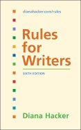 Rules for Writers - Hacker, Diana, and Sommers, Nancy, and Jehn, Tom