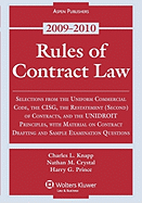 Rules of Contract Law, 2009-2010