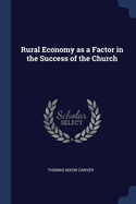 Rural Economy as a Factor in the Success of the Church