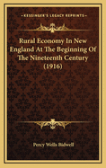 Rural Economy in New England at the Beginning of the Nineteenth Century (1916)