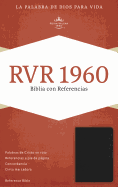 RVR 1960 Biblia con Referencias, negro piel fabricada