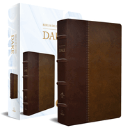 Rvr 1960 Biblia de Estudio Dake, Tamao Grande, Piel Duotono Marrn / Spanish Rvr 1960 Dake Study Bible, Large Size, Duotone Brown Leather