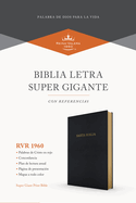Rvr 1960 Biblia Letra S·per Gigante, Negro Imitaci?n Piel