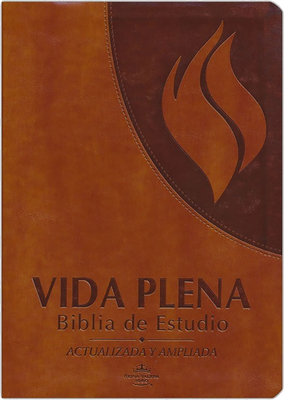 Rvr 1960 Vida Plena Biblia de Estudio Smil Piel Marrn / Fire Bible Brown Imita Tion Leather - Life Publishers