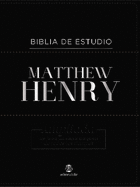 Rvr Biblia de Estudio Matthew Henry, Piel Fabricada, Con ?ndice