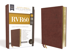 Rvr60 Santa Biblia Serie 50 Letra Grande, Tama±o Manual, Leathersoft, Caf?