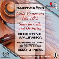 Saint-Sans: Cello Concertos Nos. 1 & 2; Suite for Cello and Orchestra - Christine Walevska (cello); Orchestre Tzigane De Monte Carlo; Eliahu Inbal (conductor)