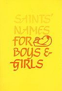 Saints' Names for Boys and Girls
