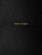 Sales Ledger: For arbitrage resellers and 2nd hand sellers looking to grow, track and log their purchases and sales for flipping business - Black leather print design