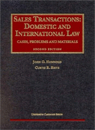 Sales Transactions - Foundation Press, and Honnold, John