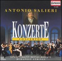 Salieri: Konzerte - Bela Banfalvi (violin); Janos Balint (flute); Karoly Botvay (cello); Lajos Lencses (oboe); Budapest Strings