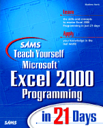 Sams Teach Yourself Excel 2000 Programming in 21 Days