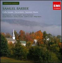 Samuel Barber: Cello Sonata; Excursions; Summer Music - Alan Stepansky (cello); Israela Margalit (piano); Jeanne Baxtresser (flute); Joseph Robinson (oboe);...