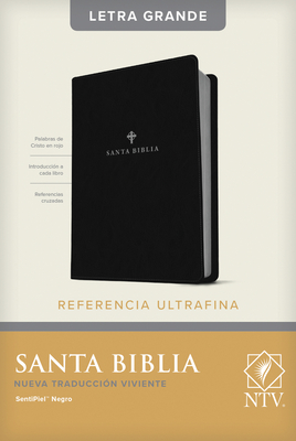 Santa Biblia Ntv, Edici?n de Referencia Ultrafina, Letra Grande (Letra Roja, Sentipiel, Azul) - Tyndale (Translated by)