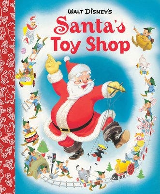 Santa's Toy Shop Little Golden Board Book (Disney Classic) - 