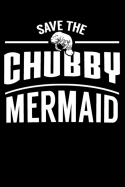 Save The Chubby Mermaid: Manatee Line Notebook