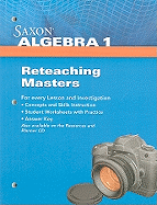 Saxon Algebra 1 Reteaching Masters