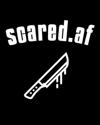 Scared.af: Sketchbook For Drawing 200 Sheets - 5 Year Anniversary Gift For Wife - Paperback Sketch Pages How To Draw Horror Movie Characters - True Crime Notebook & Sketch Book - Maple, Candy